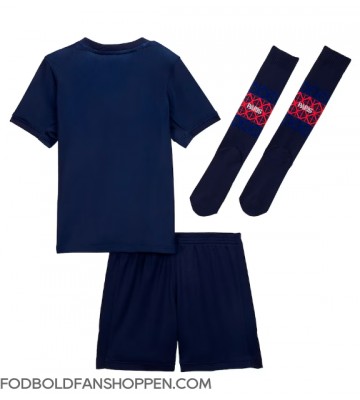 Paris Saint-Germain Hjemmebanetrøje Børn 2025-26 Kortærmet (+ Korte bukser)